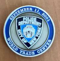Moneda comemorativa dedicata “Police Department-Police officer NYPD” .