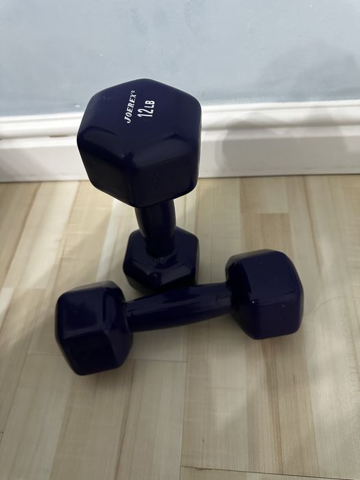 Гантели по 12lb(5,5кг )