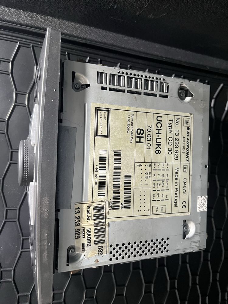 Cd за vectra c, corsa d, astra h