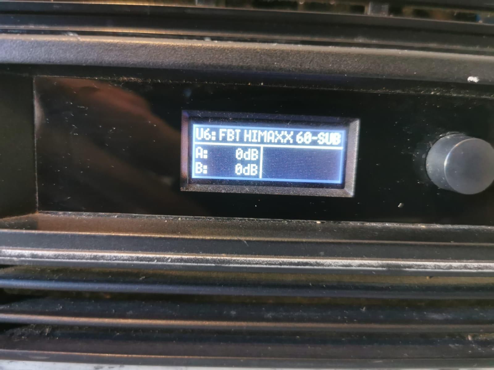 Dynacord l3600 cu preseturi xa2 xa4000 fbt vl212