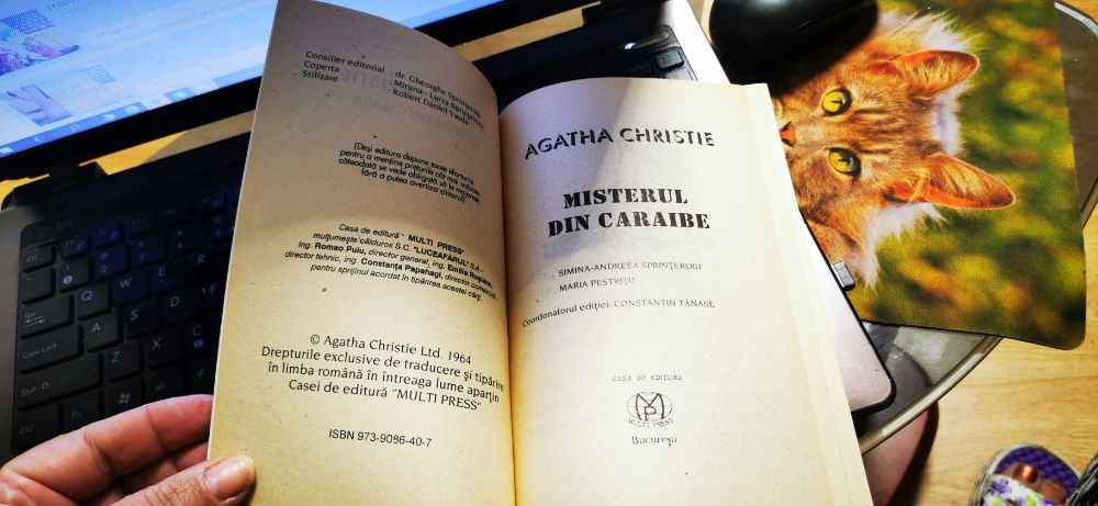 Misterul din Caraibe - Agatha Cristie -editura Excelsior Multipress