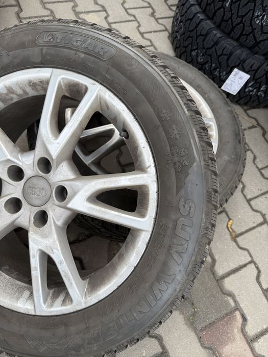 Roti Audi originale cu cauciucuri de iarna 235/55 R18   set 4 buc.