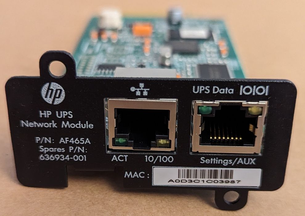 Placa de management UPS HP