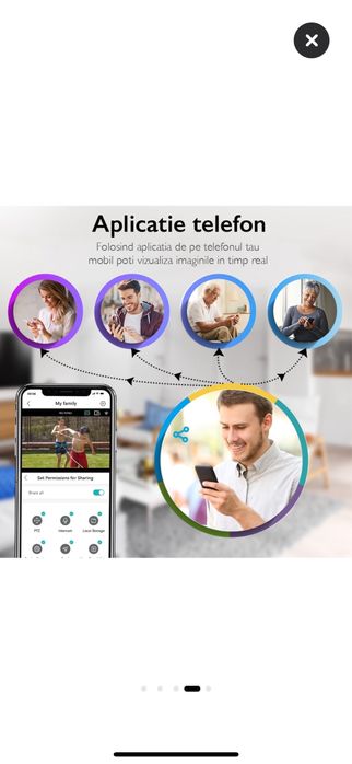 camera exterior tripla Loofsafe, 12 mp, wi fi, detectie miscare