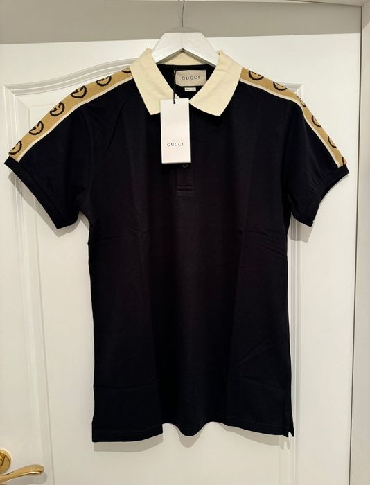 Tricou original Gucci polo nou cu eticheta