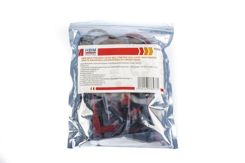 Комплект кабели и аксесоари за мултиметър 21 части нвм