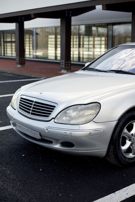 Bara fata Mercedes S W220 nonfacelift cu senzori parcare și spalator