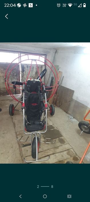 Vând paramotor trike tandem cu motor fresh breze monster hirth F33