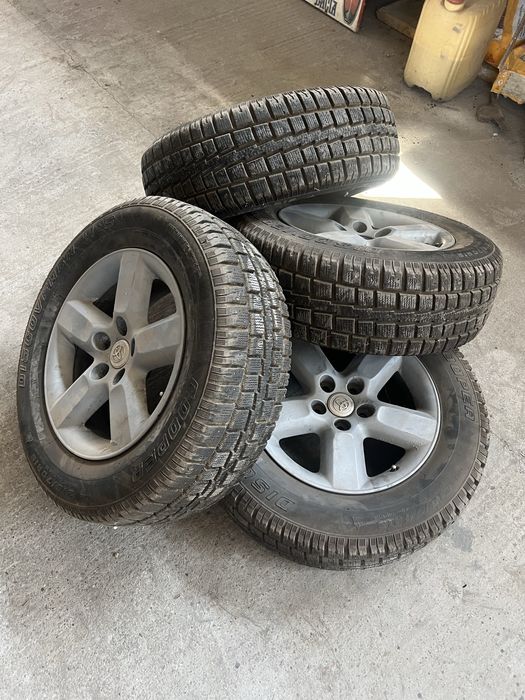 Set jante aliaj 16” cu anvelope 215/70 R16 Cooper M+S