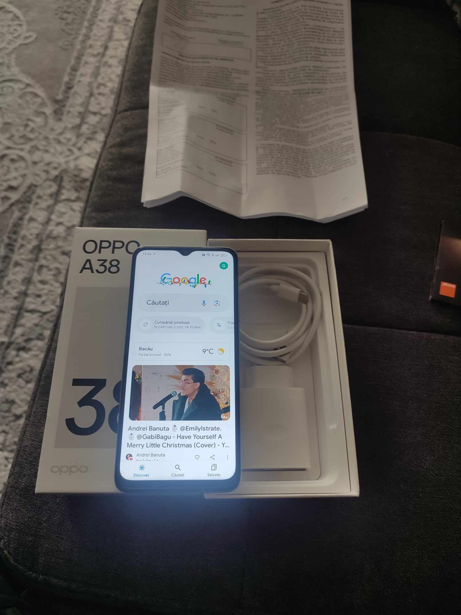 Vând tel OPPO A38 Nou