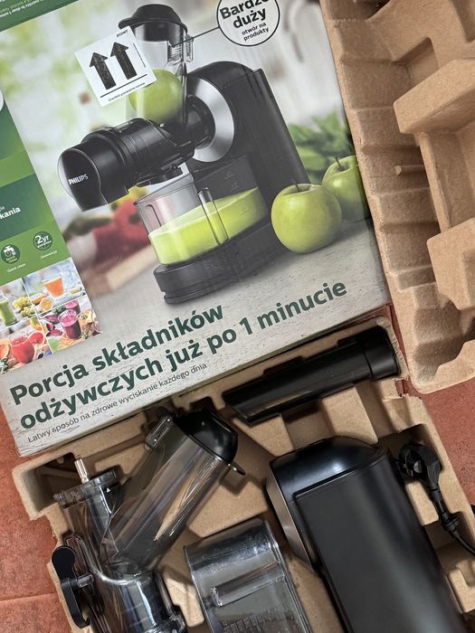 Philips Viva Collection бавнооборотна сокоизтисквачка КАТО НОВА!