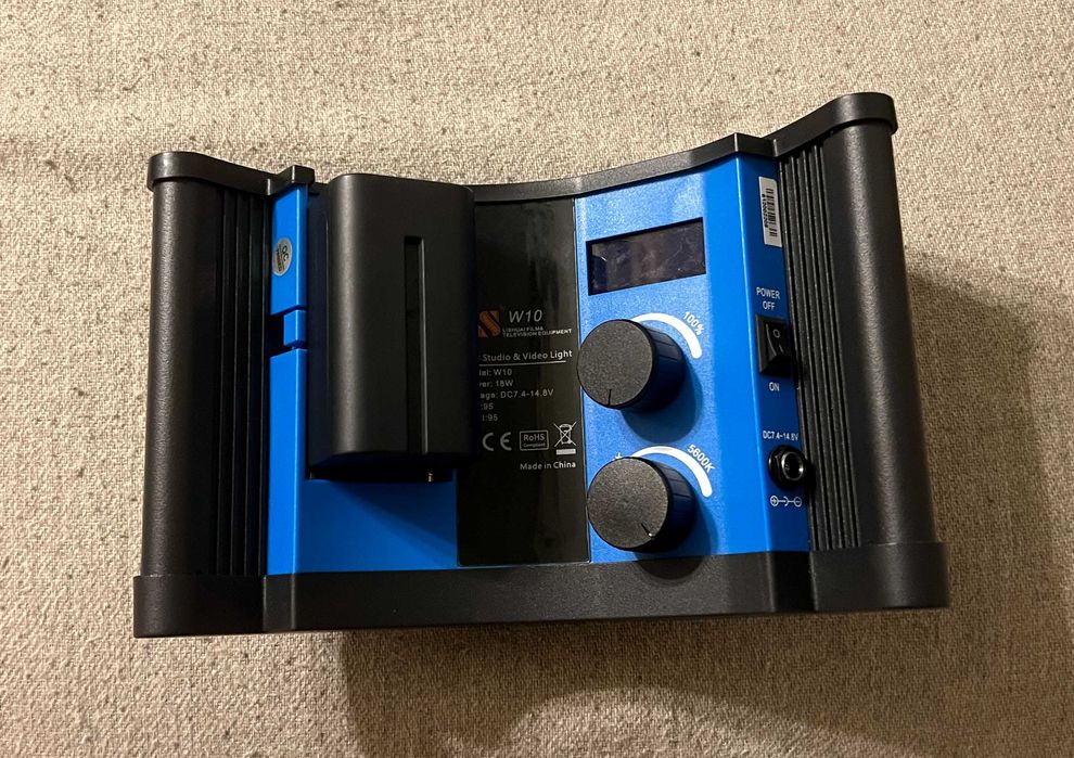 Lumina lampa video foto LED unghi larg 180 grad W10 de 36W 3200K 5600K