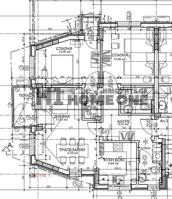 Продажба 3-стаен гр. София - Горубляне 88m²