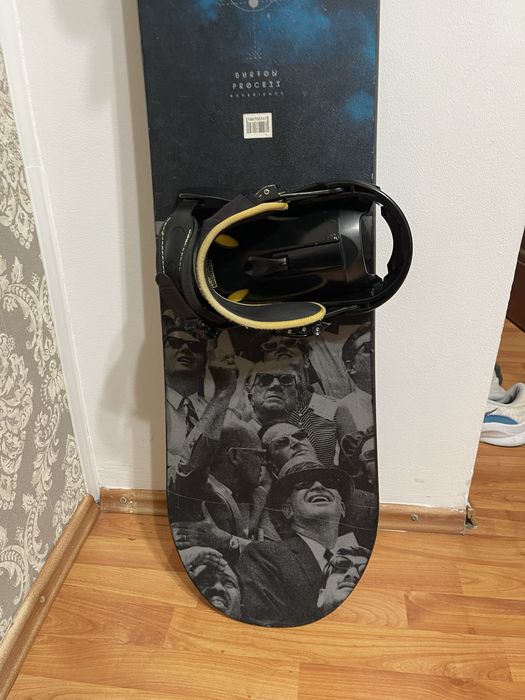 Placa snowboard 166 cm burton cu legaturi burton