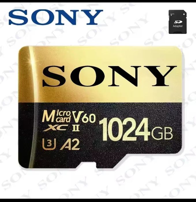 Card Memorie 512 GB, SONY GOLD PREMIUM, 4K MicroSD