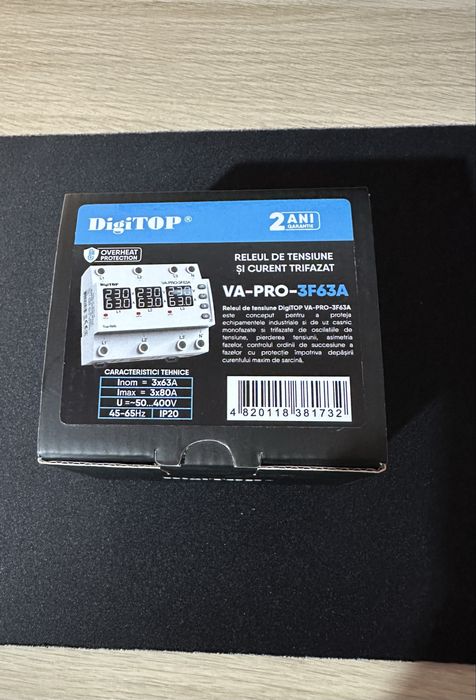 Releu digital de protecție tensiune DigiTOP 63A trifazic