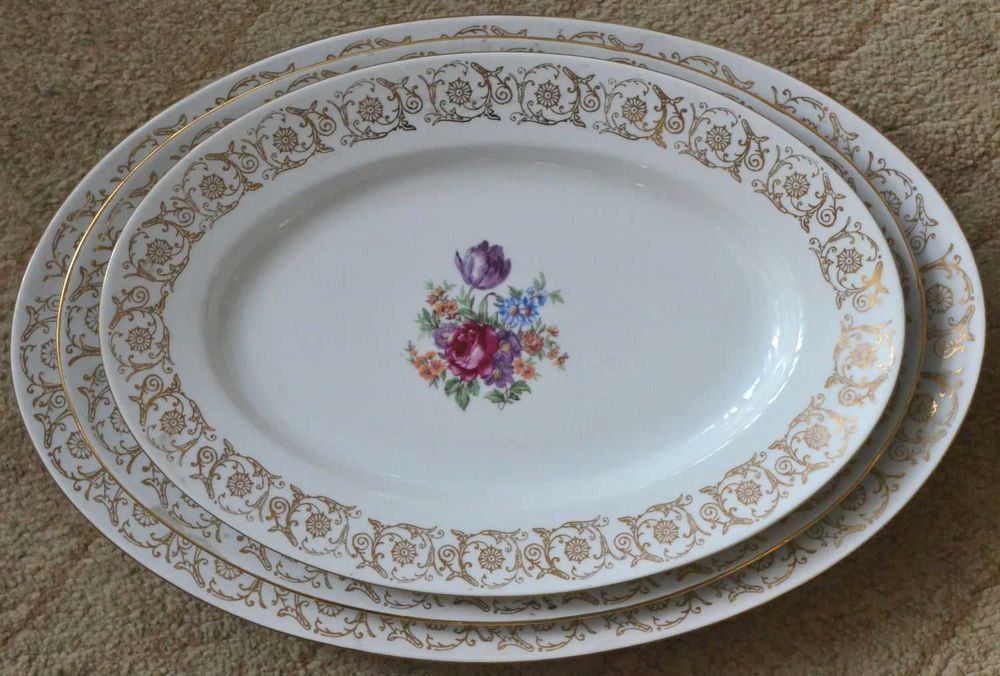 Блюда фарфоровые и фаянсовые 19 и 20 веков