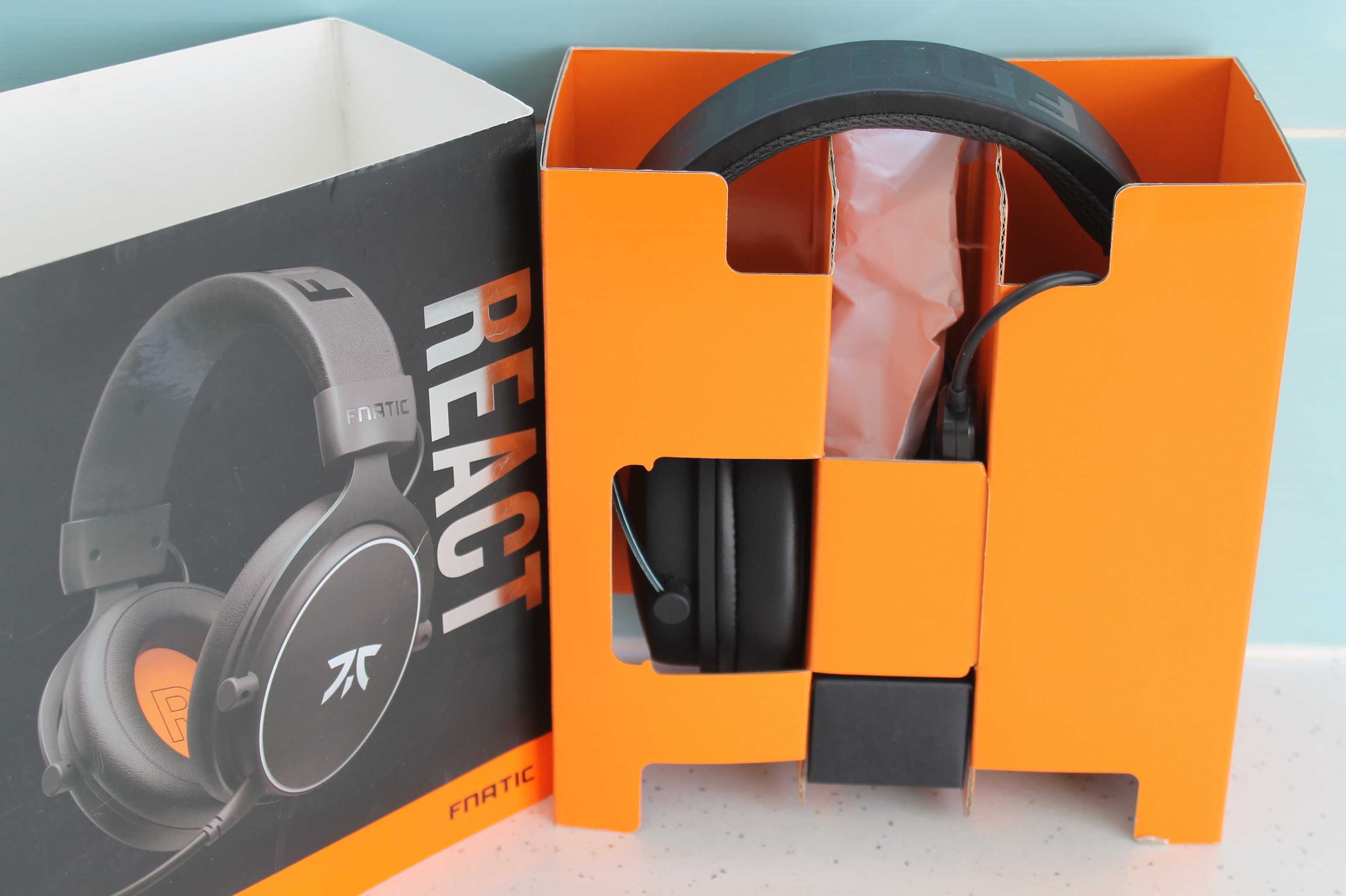 Fnatic REACT Gaming Headset - Гейминг Слушалки