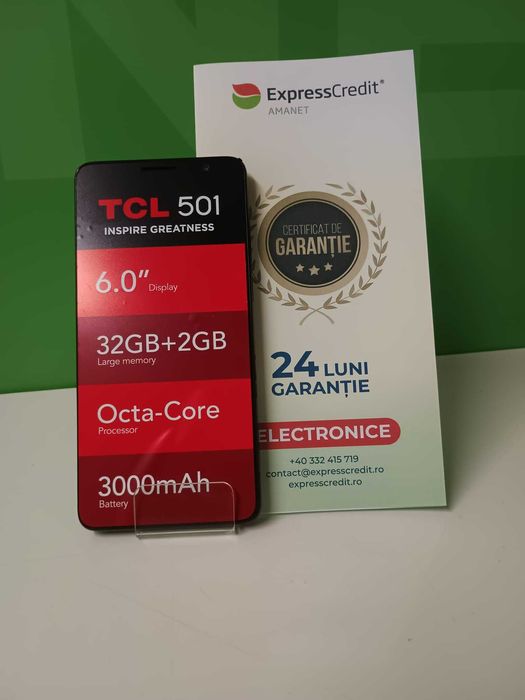 Telefon TCL 501 (B58858.1 Tatarasi) Garantie 2 ani 175 lei