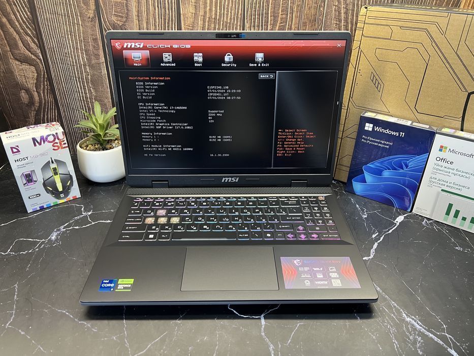 Игровой ноутбук на i7-14650HX | 16GB | RTX4060 | 1TB SSD | Доставка 0т