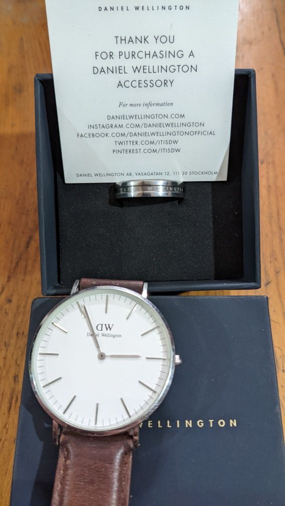 Inel și ceas unisex Daniel Wellington