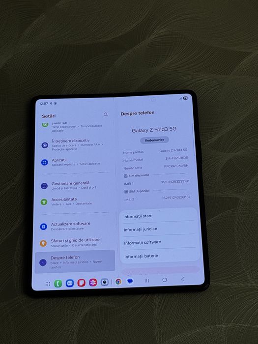 Samsung Galaxy Fold 3 12/512gb