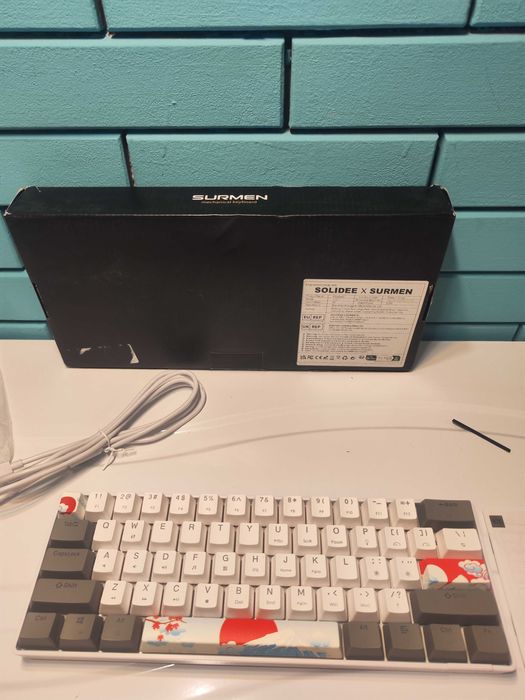 SOLIDEE 60% механична клавиатура 61 клавиша с LED подсветка