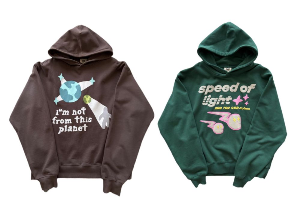 Broken planet graphic hoodies