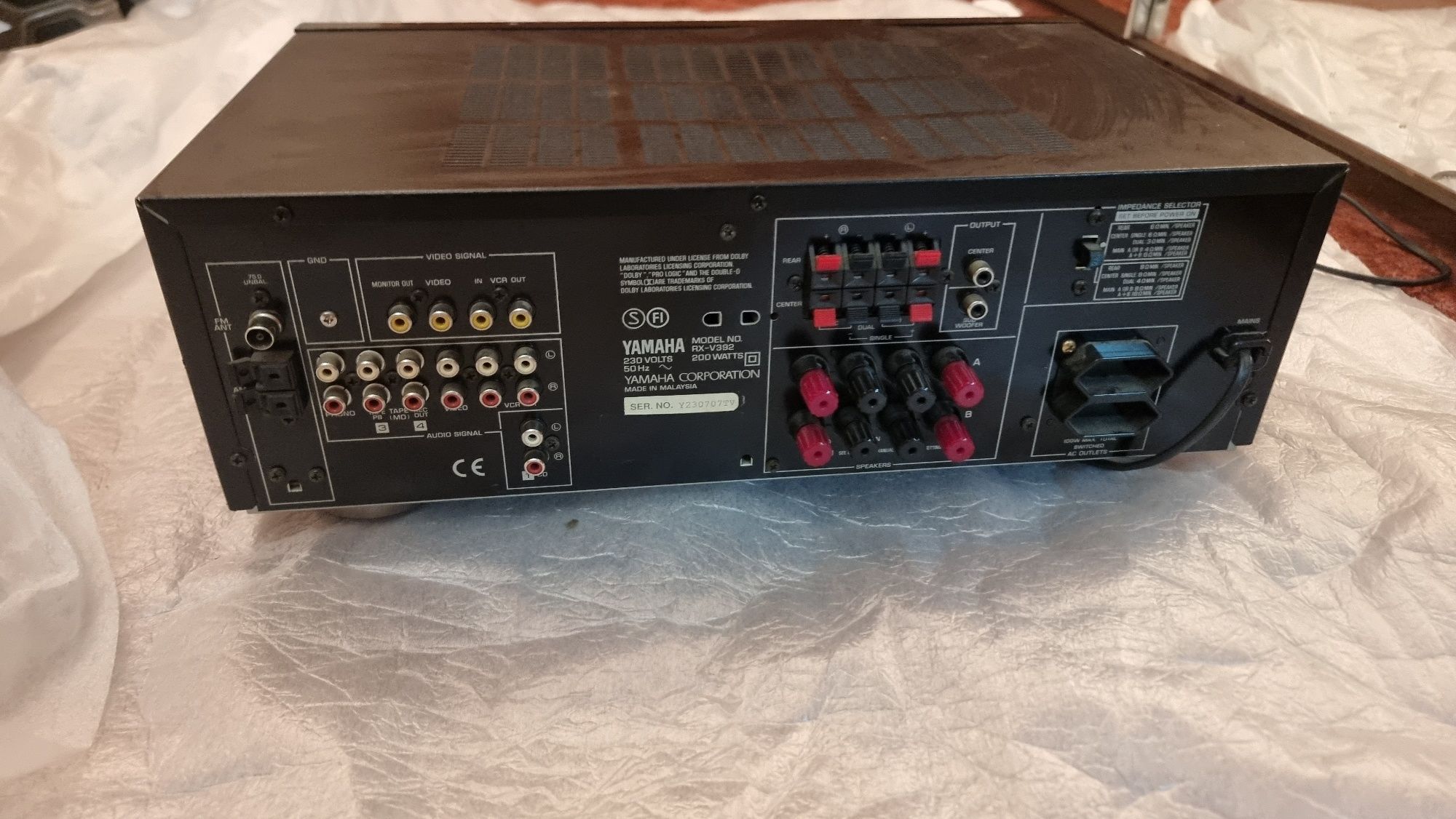 Yamaha rx - v392