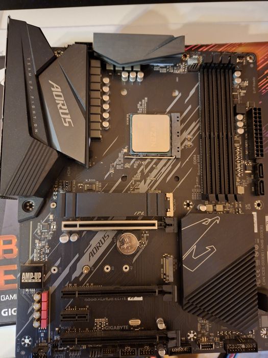 Комплект Ryzen 5 5600 + B550 Aorus Elite + 32GB 3600