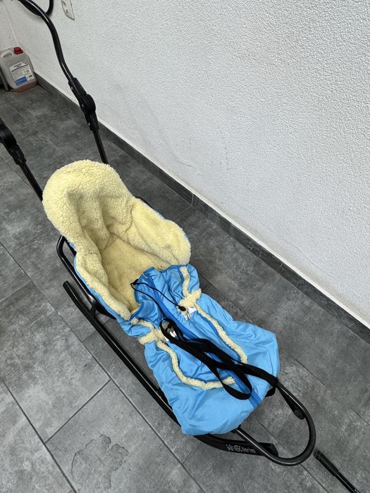 Sanie Baby Merc albastru