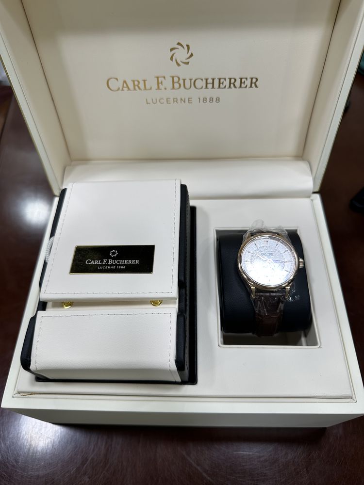 Золотые Часы Carl F Bucherer 18k Moonphase