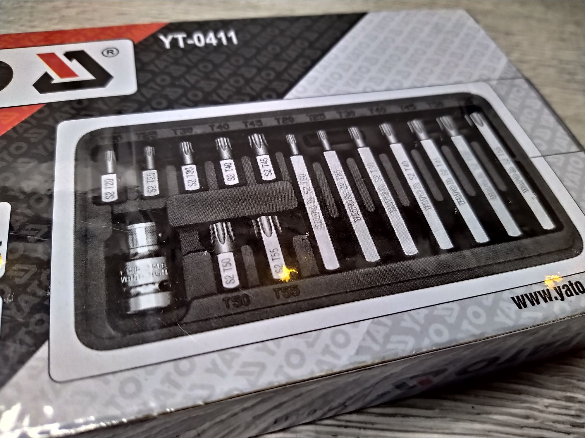 SET BITI TORX Profesionale  15 PIESE Yato YT-0411 Originale Polonia!