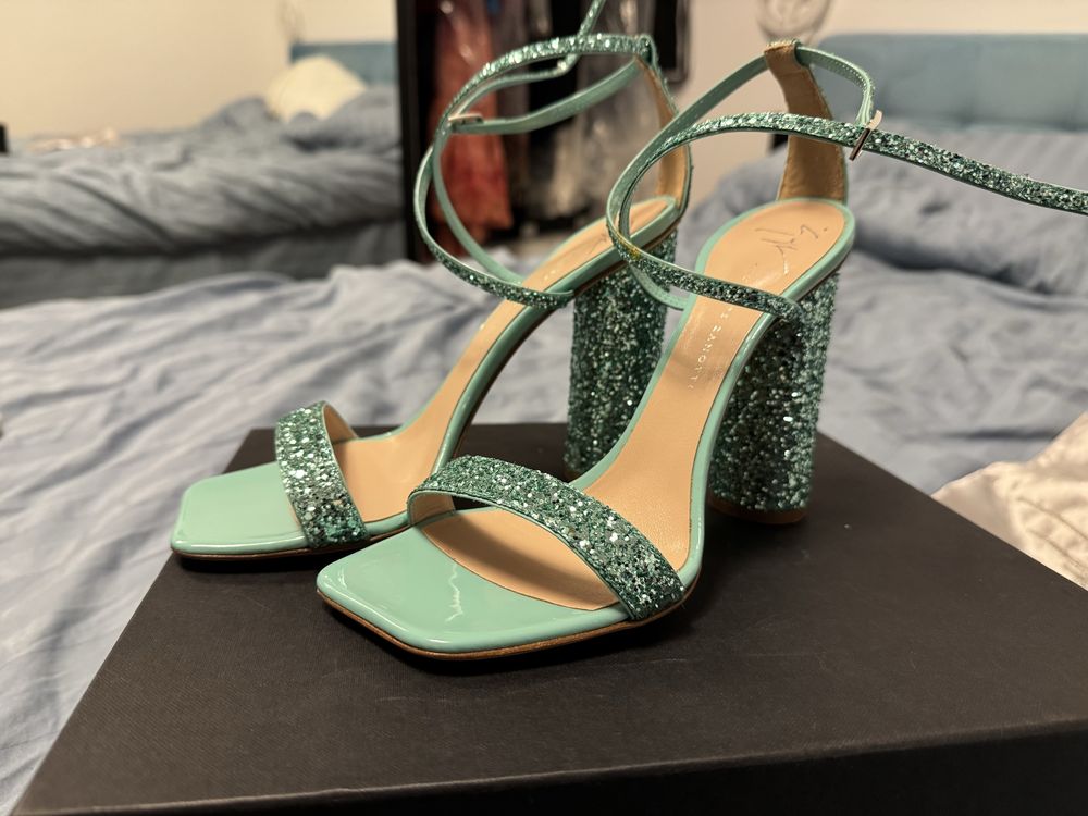 Sandale turquoise Giuseppe Zanotti