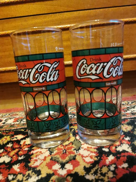 Pahare Coca Cola  retro 2 buc