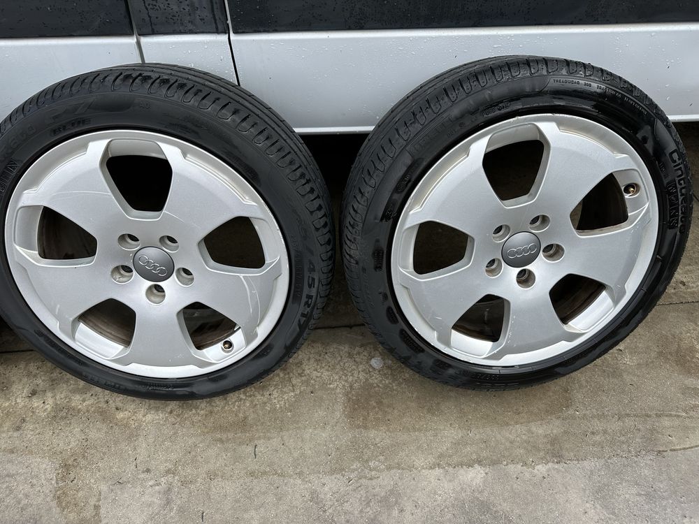 Jante roti aliaj originale Audi A3 anvelope Vara pirelli 225/45r17