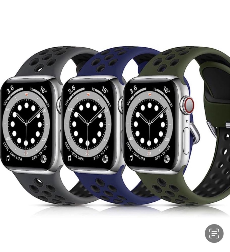 Curea Husa Sport Hoco Silicon Holes Compatibila Ceas Apple Watch