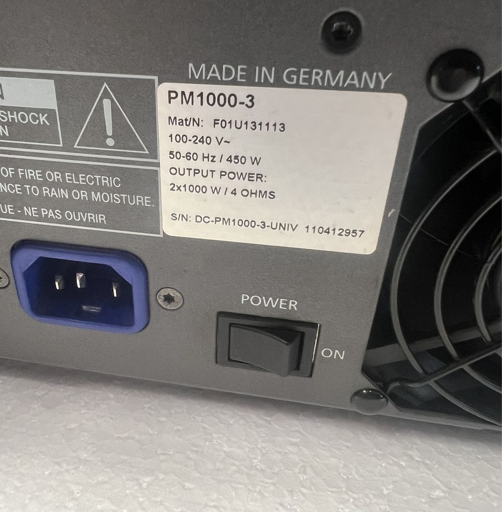 Vand mixer dynacord Powermate PM1000.3