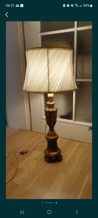 Lampa veioza vintage colectie lemn aurit Italia 1860