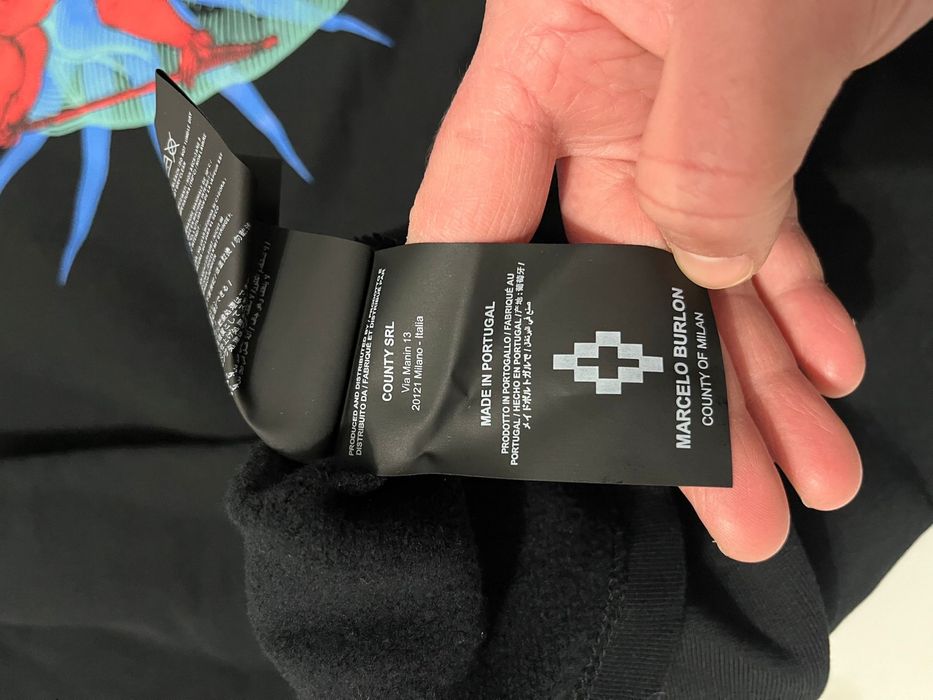 Hanorac marcelo burlon unisex marimea s oversize