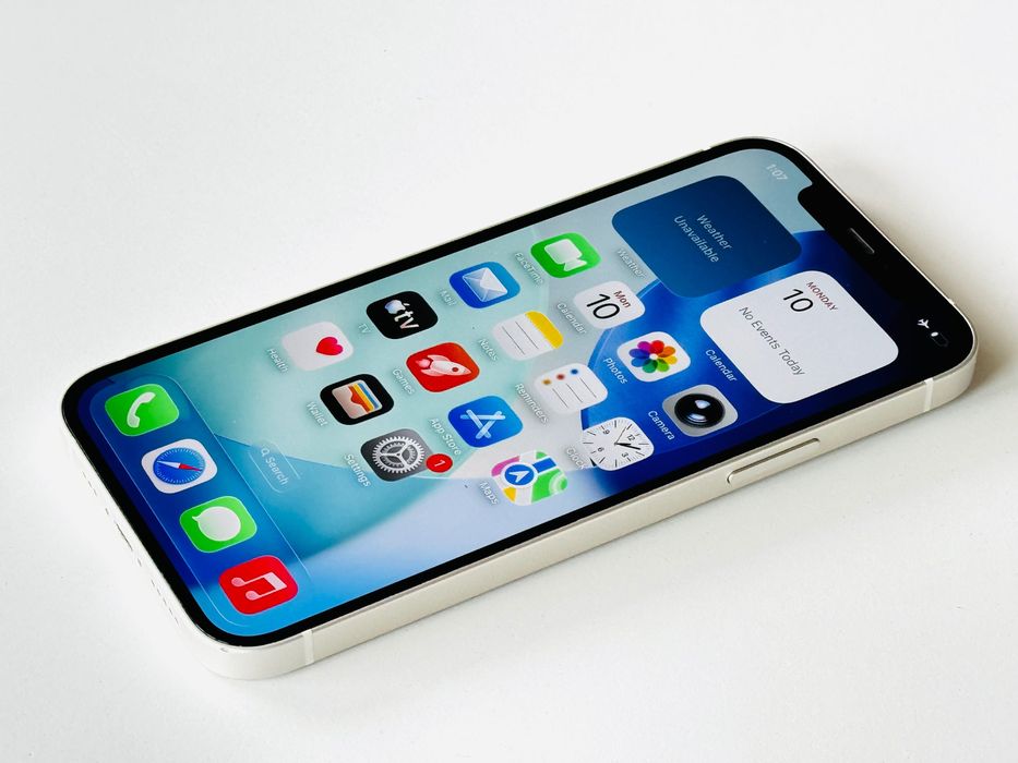 Iphone 12 128GB White 100% Батерия! Гаранция 6 месеца
