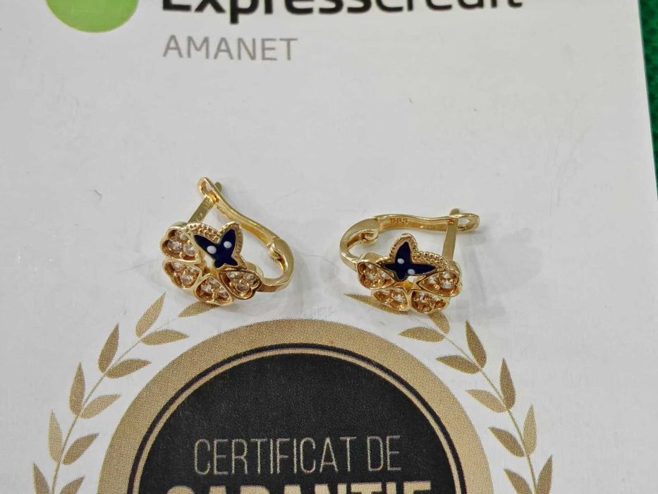 Cercei aur 14K 1.69 gr(AG44 bc2 B:26067.32)