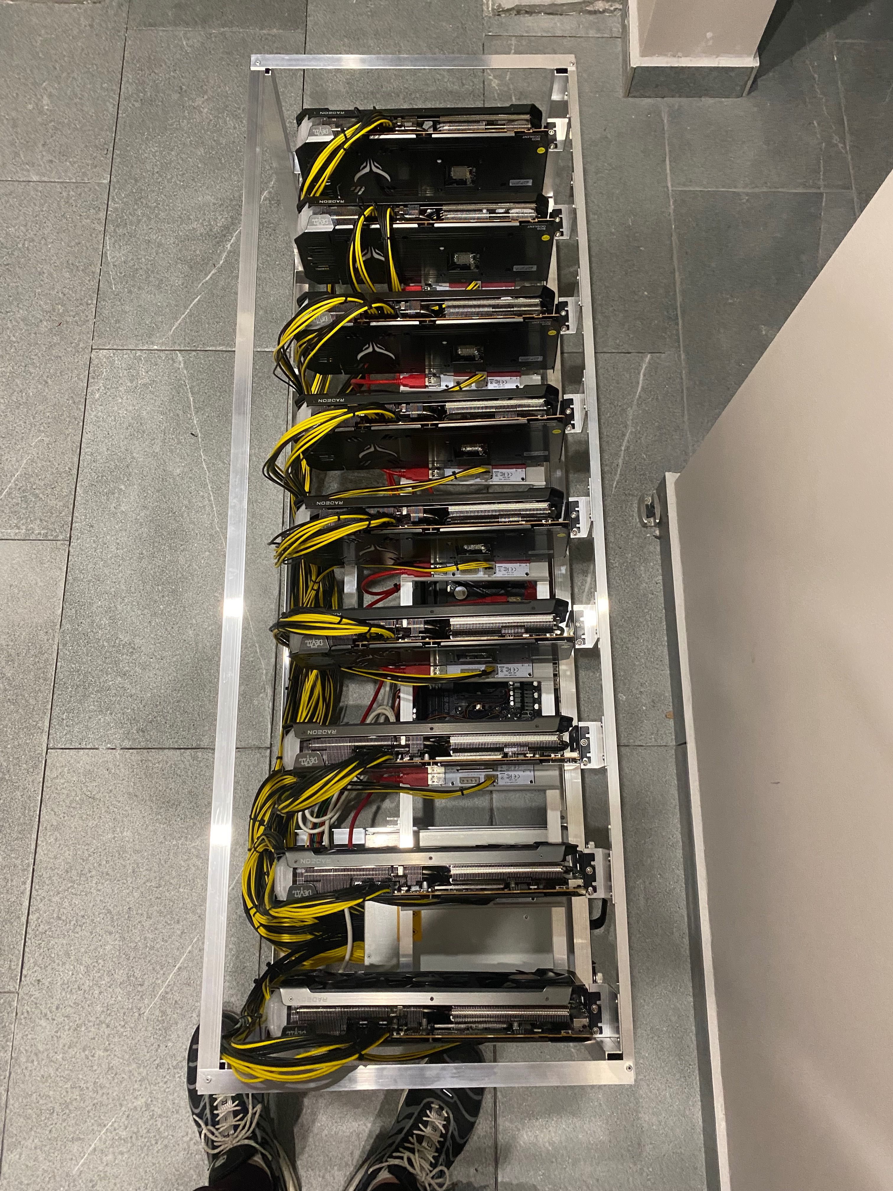 Mining rig 6700 XT