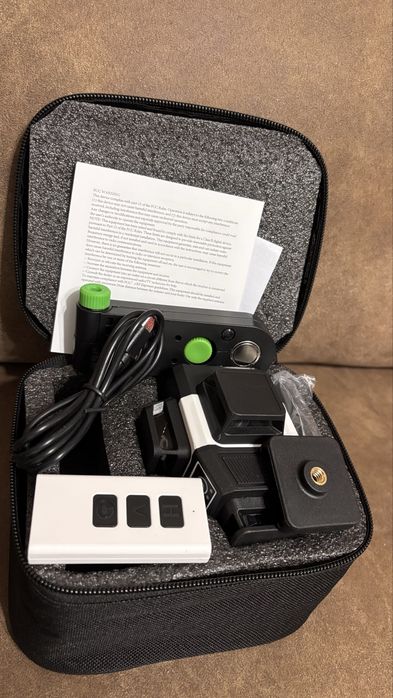 12 линии лазерен нивелир със зелени линии + статив + магнитна стойка