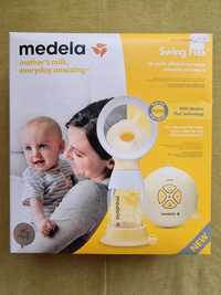 Помпа за кърма Medela Swing Flex с подарък Силиконова помпа и Пликчета