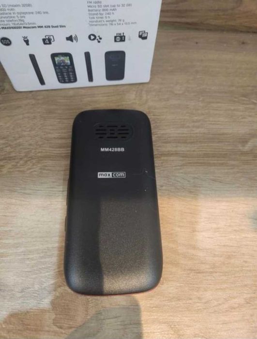 Telefon nou, neutilizat cu butoane mari, - 100 lei