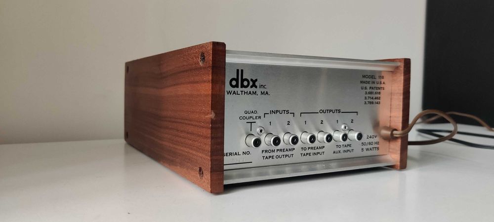 DBX 118 dynamic range enhancer expander compressor limiter vintage USA