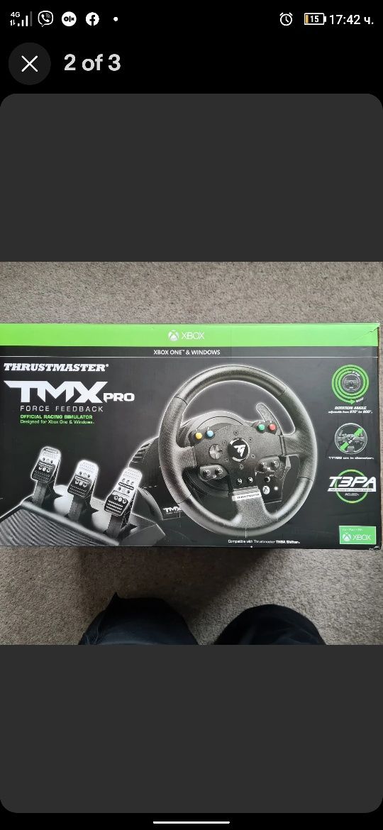 ТОП геймърски Волан с педали и пера Thrustmaster T80 T80