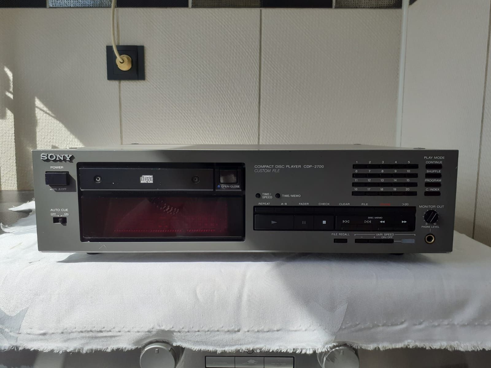 CD player  Sony cdp 2700 custom file