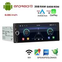 Android 13 multimedia player, мултимедия за кола с 2ГБ RAM и 64 ROM